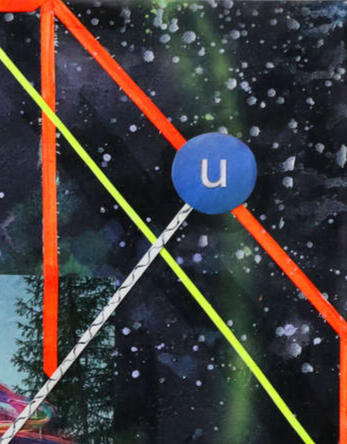 DRAMA TRIANGLE Embroided sculptures